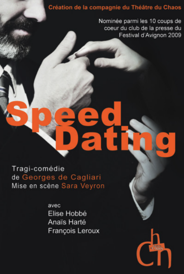 couverture de la pièce de théâtre speed dating par George de Cagliari